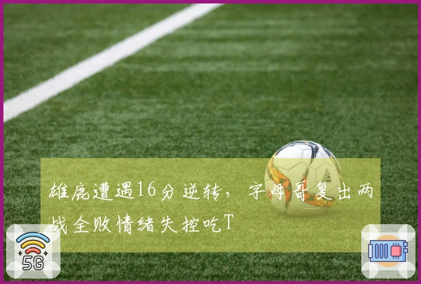 雄鹿遭遇16分逆转，字母哥复出两战全败情绪失控吃T